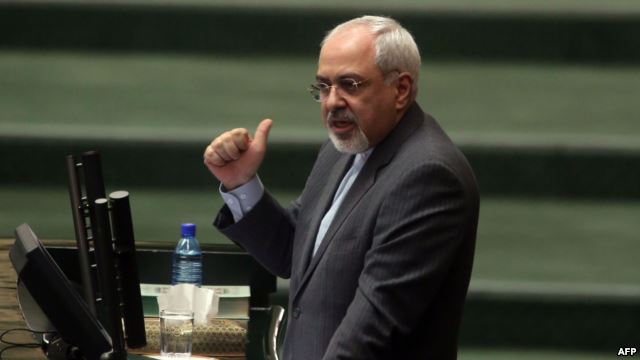 zarif dar majlese iran