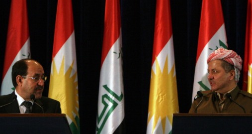 barzani maliki erbil meeting